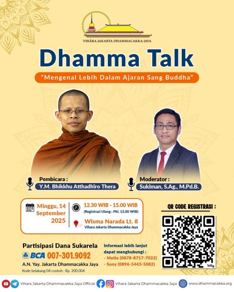 Dhamma Talk – Mengenal Lebih Dalam Ajaran Sang Buddha